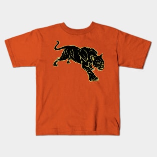 Black Feline, Cat Kids T-Shirt